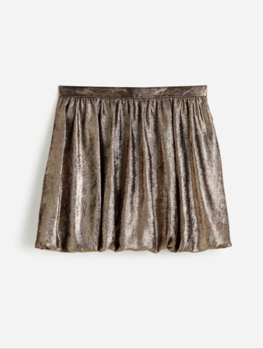 Madewell - Metallic Bubble-hem Mini Skirt - Size 8 - NWT